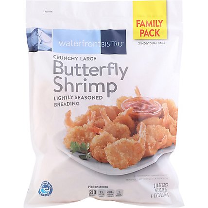 waterfront BISTRO Shrimp Butterfly Breaded - 28 Oz - Image 2