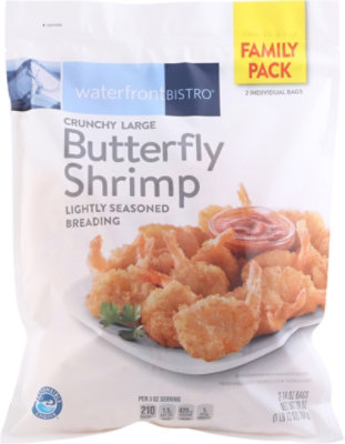 waterfront BISTRO Shrimp Butterfly Breaded - 28 Oz - Image 2