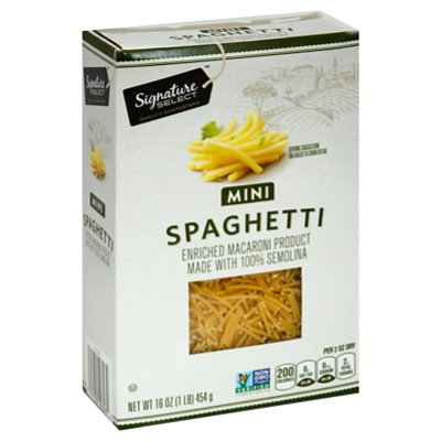 Signature SELECT Pasta Mini Spaghetti Box - 16 Oz