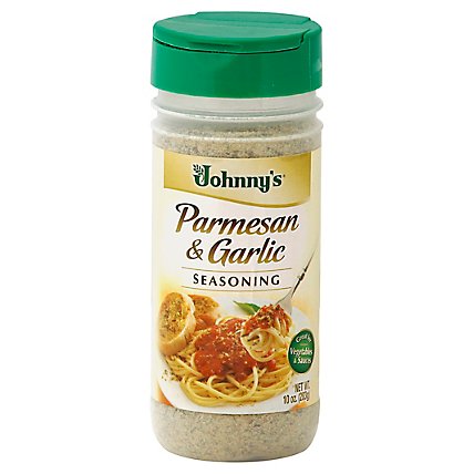 Johnnys Seasoning Parmesan & Garlic Jar - 10 Oz - Image 1