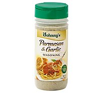 Johnnys Seasoning Parmesan & Garlic Jar - 10 Oz