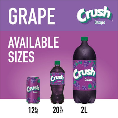 Crush Grape Soda Bottle - 2 Liter - Image 2