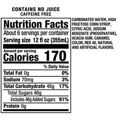 Crush Strawberry Soda Bottle - 2 Liter - Image 3