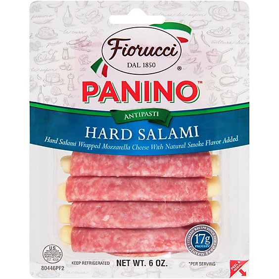 Fiorucci Foods Hard Salami Panino - 6 Oz