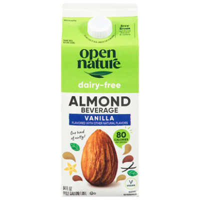 Open Nature AlmondMilk Vanilla Half Gallon - 64 Fl. Oz. - Image 2