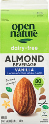 Open Nature AlmondMilk Vanilla Half Gallon - 64 Fl. Oz. - Image 5
