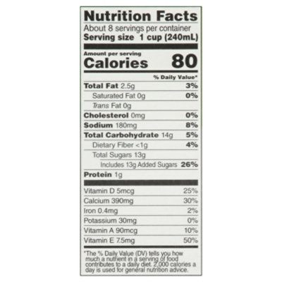 Open Nature AlmondMilk Vanilla Half Gallon - 64 Fl. Oz. - Image 3