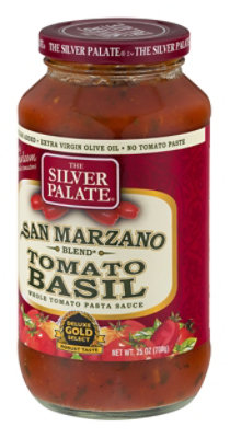 The Silver Palate San Marzano Pasta Sauce Tomato Basil Jar - 25 Oz ...