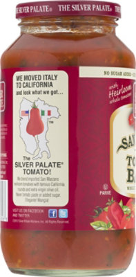 The Silver Palate San Marzano Pasta Sauce Tomato Basil Jar - 25 Oz - Image 3