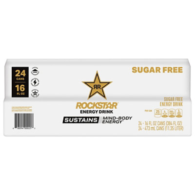 Rockstar Energy Drink Sugar Free - 24-16 Fl. Oz. - Image 1