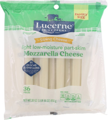 Lucerne String Cheese Light - 30 Oz - Image 2