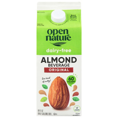 Open Nature Almond Milk Original Half Gallon - 64 Fl. Oz.