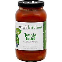 Mias Kitchen Pasta Sauce Tomato Basil Jar - 25.5 Oz - Image 3