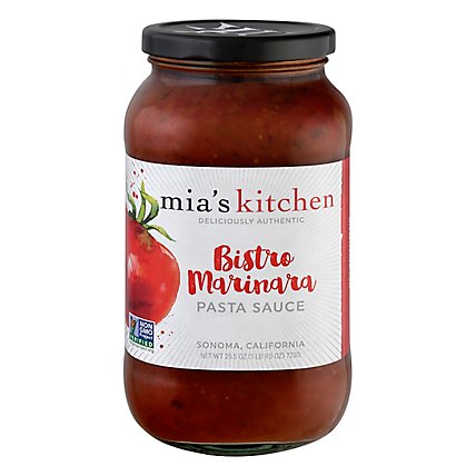 Mias Kitchen Pasta Sauce Bistro Marinara Jar - 25.5 Oz - Image 3