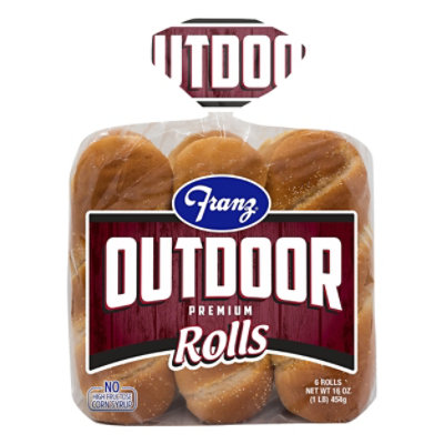 Franz Hoagie Rolls Premium Outdoor 6 Count - 16 Oz - Image 1