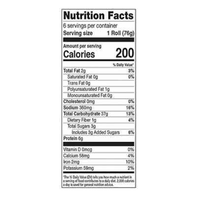 Franz Hoagie Rolls Premium Outdoor 6 Count - 16 Oz - Image 3