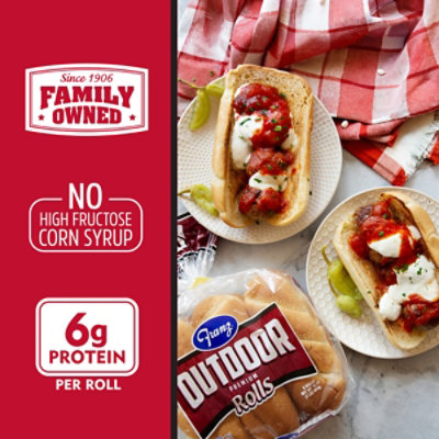 Franz Hoagie Rolls Premium Outdoor 6 Count - 16 Oz - Image 6