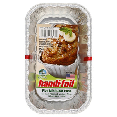 Handi-foil Eco-Foil Loaf Pans Mini Count safeway