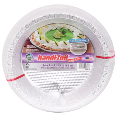Handi-Foil 4 oz. Aluminum Foil Utility Cup w/Clear Plastic Lid 100