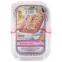 Handi-foil Loaf Pan With Lid 1 Lb - 5 Count - Image 3
