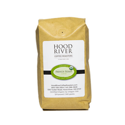 Hood River Coffee Roasters Coffee Organic French - 12 Oz - Image 1