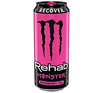 Monster Energy Rehab Raspberry Tea Energy Drink - 15.5 Fl. Oz.