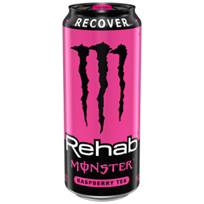 Monster Energy Rehab Raspberry Tea Energy Drink - 15.5 Fl. Oz. - Image 1