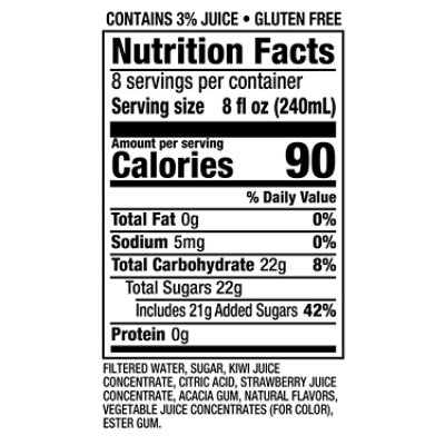 Snapple Kiwi Strawberry Juice Drink Bottle - 64 Fl. Oz. - Image 5