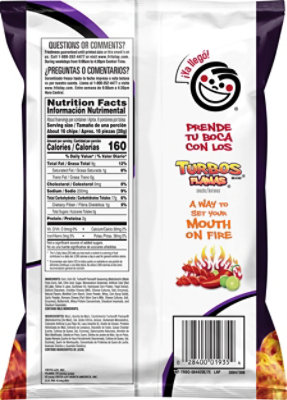 Sabritas Turbos Corn Snacks Flamas - 9.25 Oz - Image 6