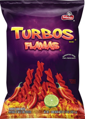 Sabritas Turbos Corn Snacks Flamas - 9.25 Oz - Image 2
