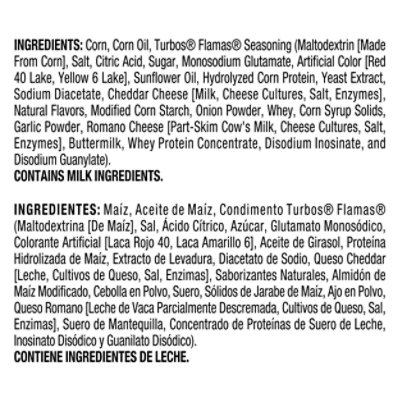 Sabritas Turbos Corn Snacks Flamas - 9.25 Oz - Image 5
