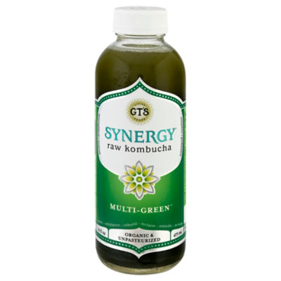 GT's Synergy Multi Green Raw Kombucha - 16.2 Fl. Oz. - Image 3