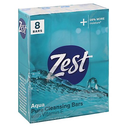 Zest Bars Refreshing Aqua - 8-4 Oz - Image 1
