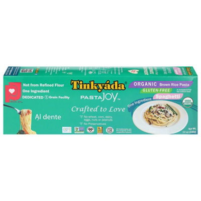Tinkyada Pasta Joy Ready Brown Rice Pasta Organic Spaghetti Style Bag - 12 Oz - Image 2