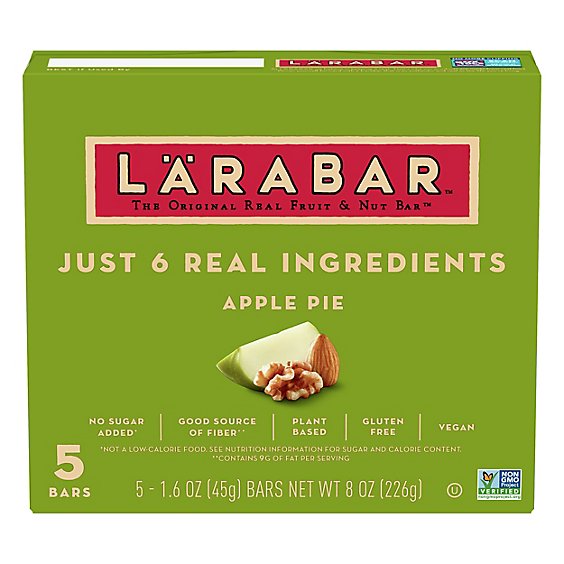 Larabar Food Bar Apple Pie - 5-1.6 Oz