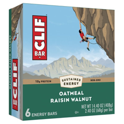 Clif Bar Oatmeal Raisin Walnut Energy Bar - 6-2.4 Oz - Image 2