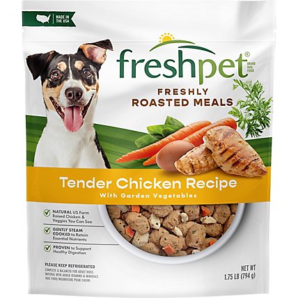 Freshpet Select Dog Food Roasted Meals Tender Chicken Recipe Pouch - 1.75 Lb - Image 2