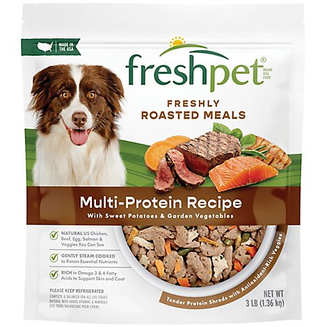 Freshpet Select Dog Food Roasted Meals Tender Chicken Recipe Pouch - 3 Lb