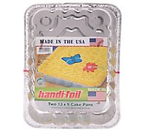 Handi-foil Pans Cake 13 x 9 - 2 Count