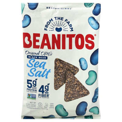 Beanitos Bean Chips Black Original Omg Sea Salt - 5 Oz - Image 3