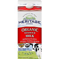 Stremicks Heritage Organic Whole Milk - Half Gallon - Image 2