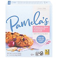 Pamelas Whenever Bars Oat Cranberry Almond - 7.05 Oz - Image 2