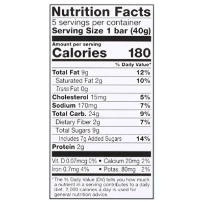 Pamelas Whenever Bars Oat Cranberry Almond - 7.05 Oz - Image 4