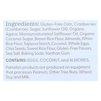 Pamelas Whenever Bars Oat Cranberry Almond - 7.05 Oz - Image 5