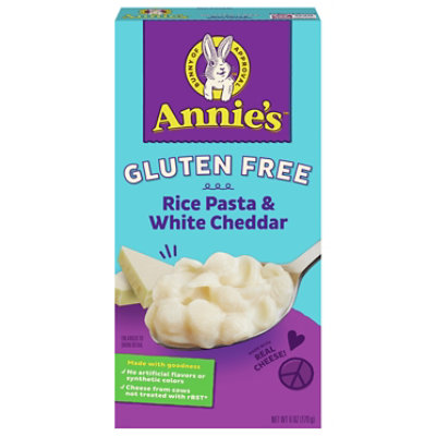 Annies Homegrown Pasta Rice Shell & Creamy White Cheddar Gluten Free Box - 6 Oz - Image 3