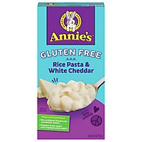Annies Homegrown Pasta Rice Shell & Creamy White Cheddar Gluten Free Box - 6 Oz - Image 1