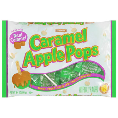 Tootsie Caramel Apple Pops Lollipops Bag - 9.4 Oz - Image 1
