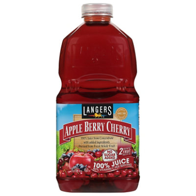 Langers Juice Gold Medal Pure Apple Cranberry Cherry - 64 Fl. Oz. - Image 1