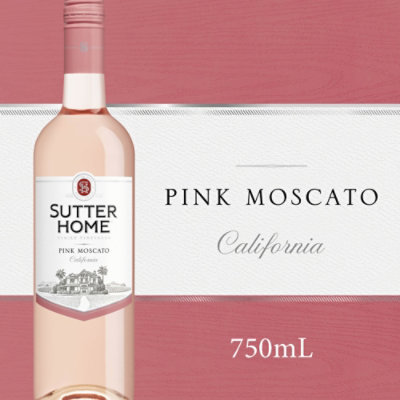 Sutter Home Pink Moscato Pink Wine Bottle - 750 Ml - Image 2