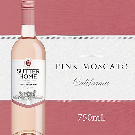 Sutter Home Wine Moscato Pink - 750 Ml